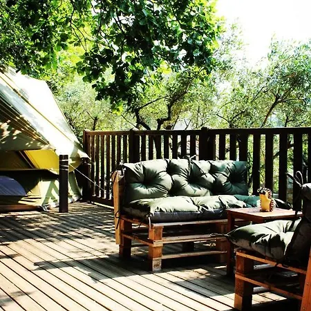 Campsite Tente Herisson Boheme 4 Personnes Lou Cantou Cevenol Anduze