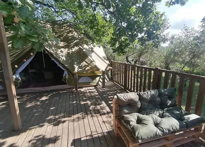 Campsite Tente Herisson Boheme 4 Personnes Lou Cantou Cevenol