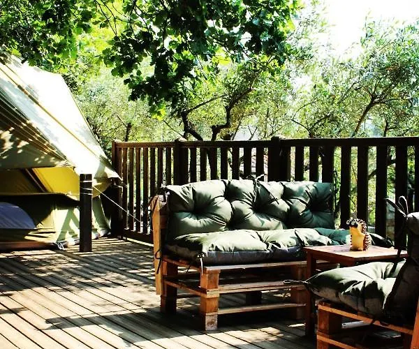 Campsite Tente Herisson Boheme 4 Personnes Lou Cantou Cevenol Anduze