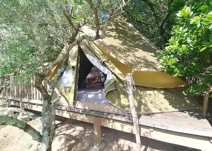 Campsite Tente Herisson Boheme 4 Personnes Lou Cantou Cevenol